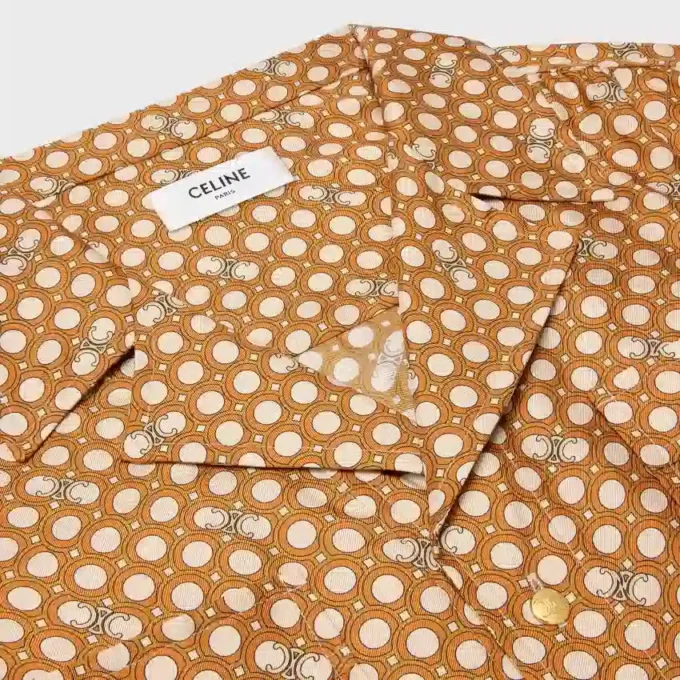 Pyjamahemd van zijden twill