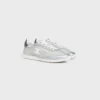 Racer Sneaker van nylon, gelamineerd kalfsleer en kalfsleer