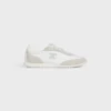 Racer Sneaker van nylon, suède kalfsleer en kalfsleer
