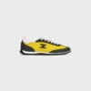 Racer Sneaker van nylon, suède kalfsleer en kalfsleer