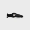 Racer Sneaker van nylon, suède kalfsleer en kalfsleer