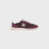 Racer Sneaker van nylon, suède kalfsleer en kalfsleer