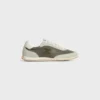 Racer Sneaker van nylon, suède kalfsleer en kalfsleer
