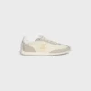 Racer Sneaker van nylon, suède kalfsleer en kalfsleer
