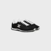 Racer Sneaker van nylon, suède kalfsleer en kalfsleer