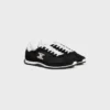 Racer Sneaker van nylon, suède kalfsleer en kalfsleer