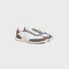 Racer Sneaker van nylon, suède kalfsleer en kalfsleer