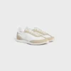 Racer Sneaker van nylon, suède kalfsleer en kalfsleer