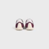 Racer Sneaker van nylon, suède kalfsleer en kalfsleer