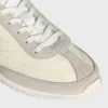Racer Sneaker van nylon, suède kalfsleer en kalfsleer
