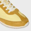 Racer Sneaker van nylon, suède kalfsleer en kalfsleer