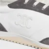 Racer Sneaker van nylon, suède kalfsleer en kalfsleer