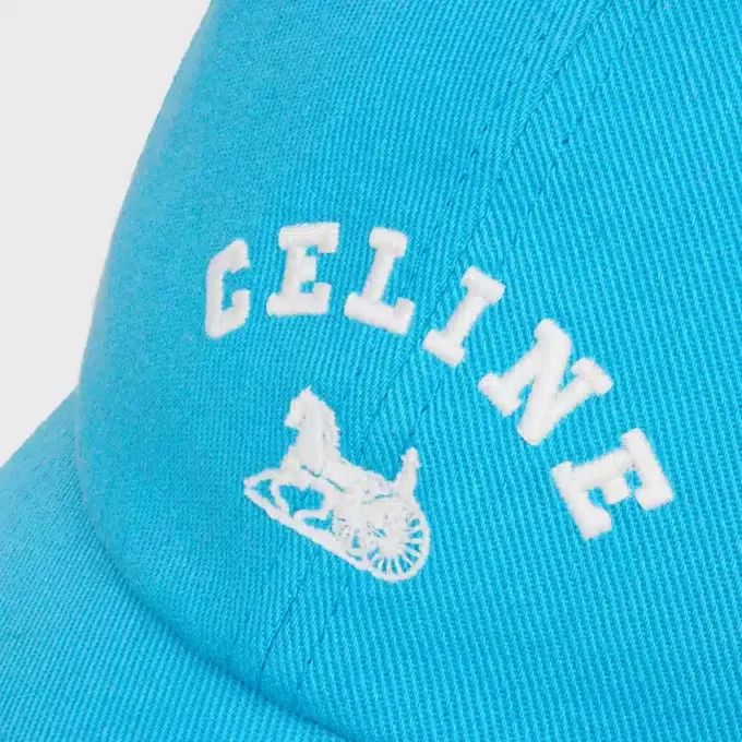 Richelieu-pet van katoen-twill