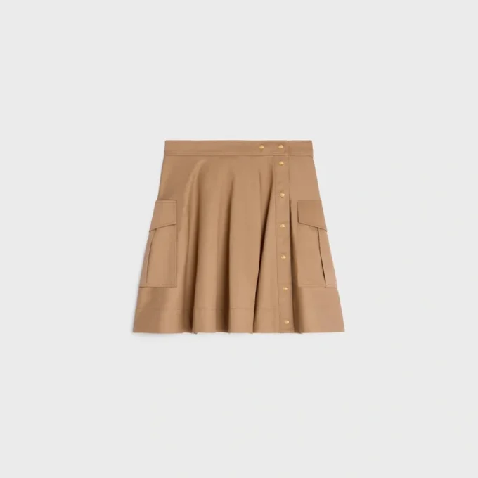 Rok van katoenen twill