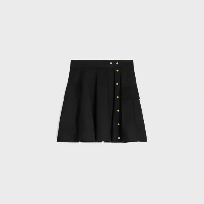 Rok van katoenen twill