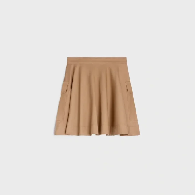 Rok van katoenen twill