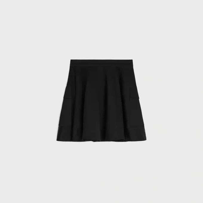 Rok van katoenen twill