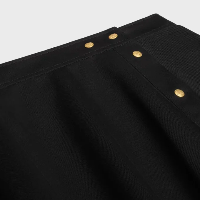 Rok van katoenen twill