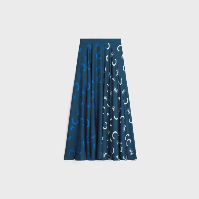 Rok van zijden twill