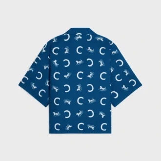 Scout-overhemd van zijden twill
