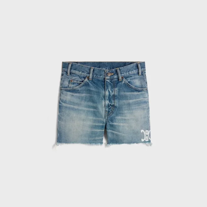 Skate-short van Electric Sky Wash-denim