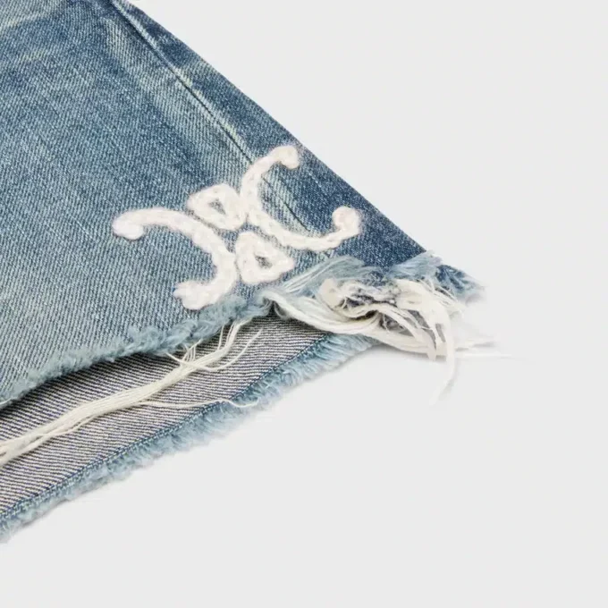 Skate-short van Electric Sky Wash-denim
