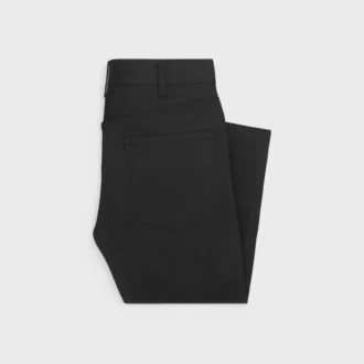 Skinny jeans van vintage puur zwart denim