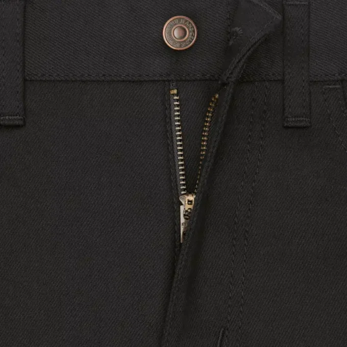 Skinny jeans van vintage puur zwart denim