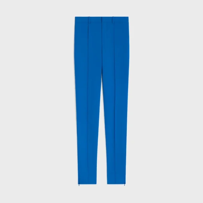Slanke broek van stretchwolgabardine
