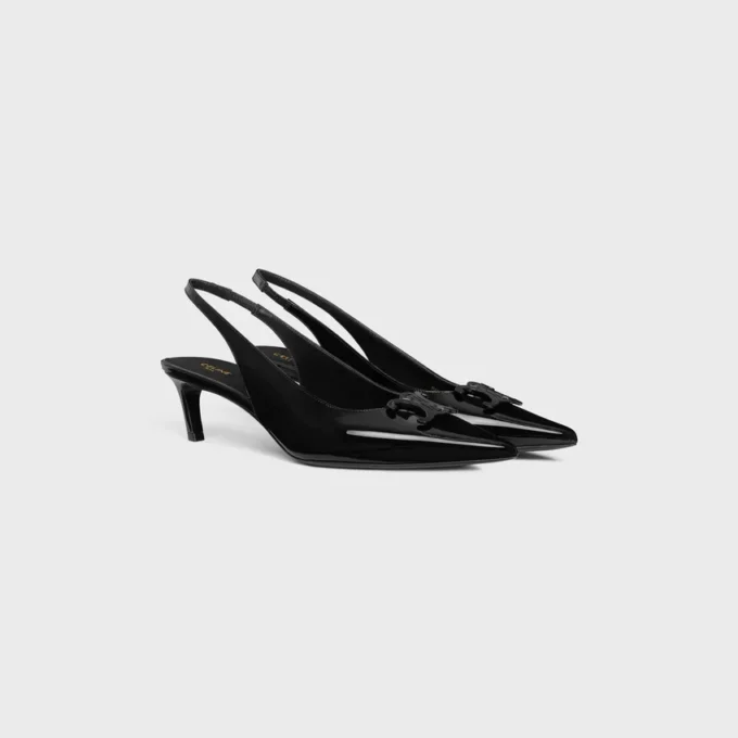 Slingback Alma van gelakt kalfsleer