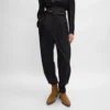 Smokingbroek van wollen gabardine