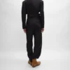 Smokingbroek van wollen gabardine