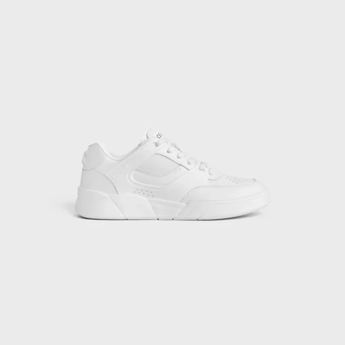 Sneaker Trainer Ct-09 van kalfsleer en mesh