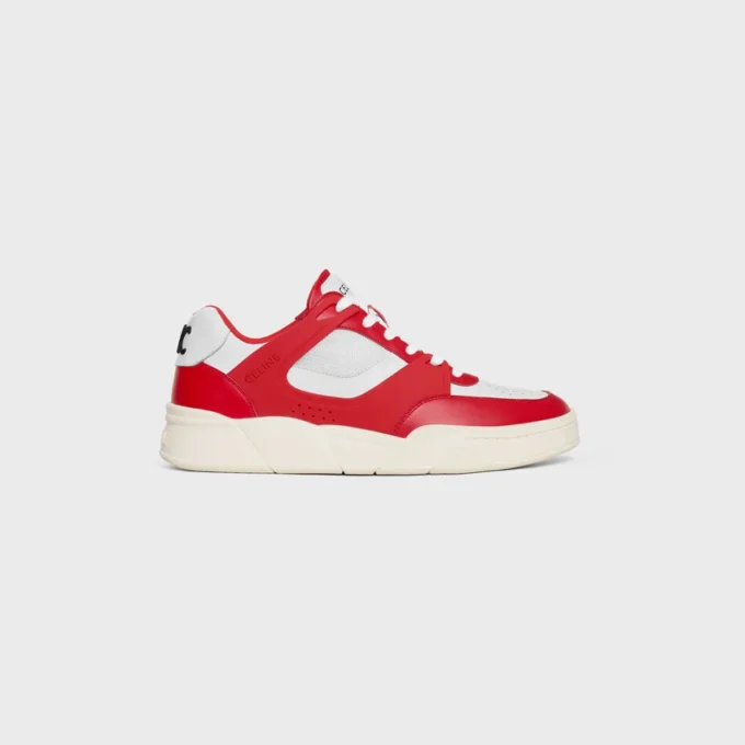 Sneaker Trainer Ct-09 van kalfsleer en mesh