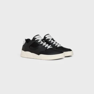 Sneaker Trainer Ct-09 van kalfsleer en mesh