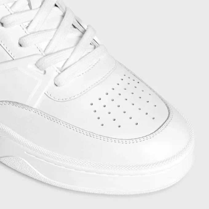 Sneaker Trainer Ct-09 van kalfsleer en mesh