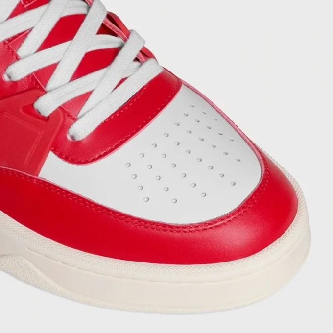 Sneaker Trainer Ct-09 van kalfsleer en mesh