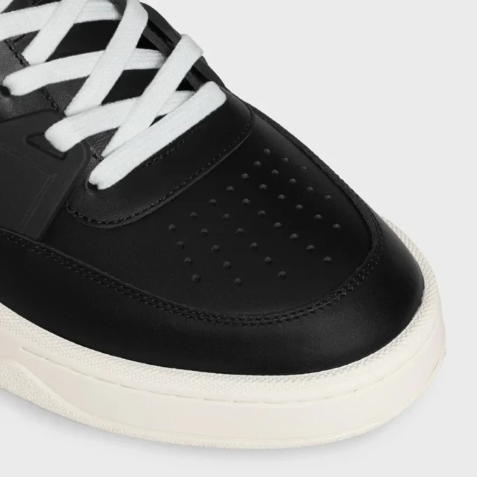 Sneaker Trainer Ct-09 van kalfsleer en mesh