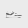 Sneaker Trainer van suède kalfsleer en kalfsleer