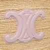 Soepele CELINE Classic Panier voor tieners van raffia en kalfsleer