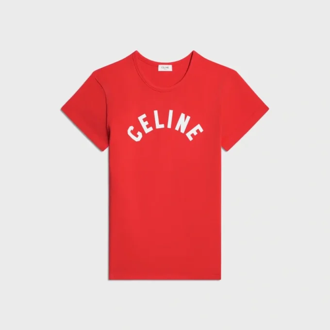 Standaard T-shirt van geribd katoenjersey