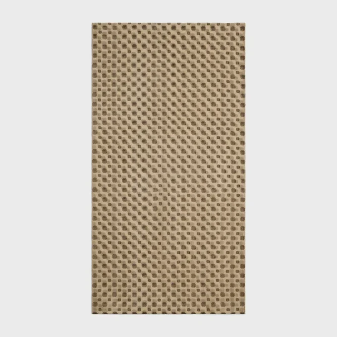 Stola van kasjmiermousseline met Biscotto-print