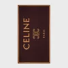 Strandlaken van CELINE Triomphe badstof