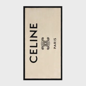 Strandlaken van CELINE Triomphe badstof
