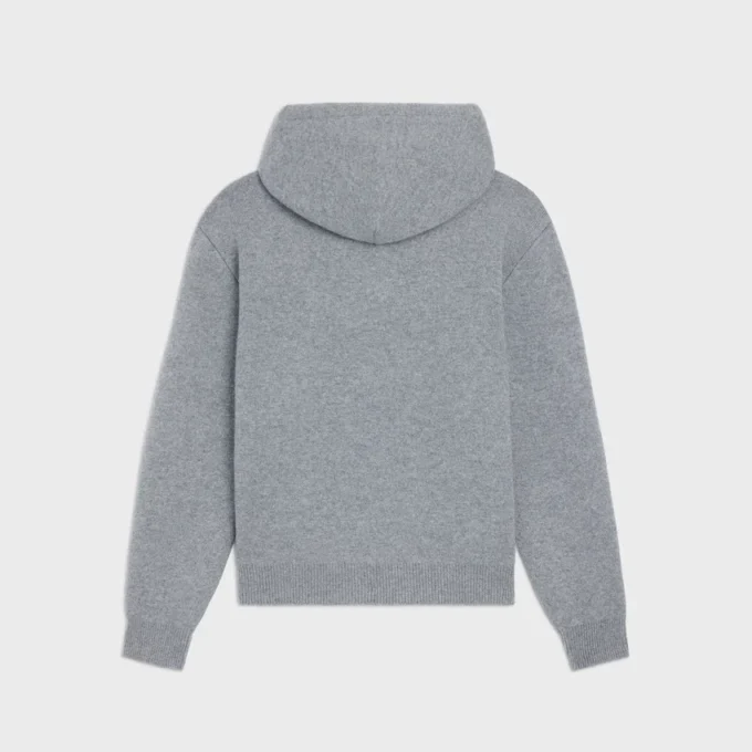 Sweater met capuchon van kasjmier