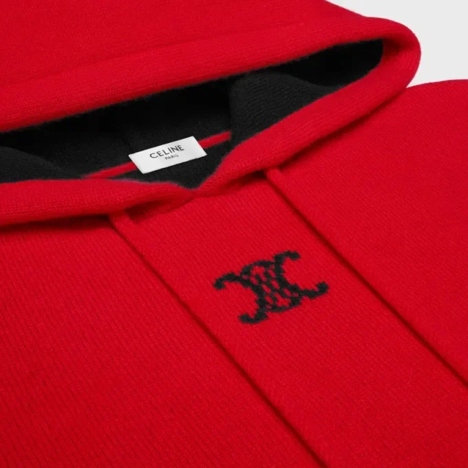 Sweater met capuchon van kasjmier Sweater met capuchon van kasjmier