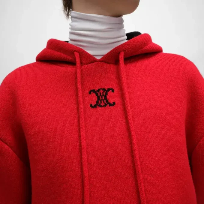 Sweater met capuchon van kasjmier Sweater met capuchon van kasjmier