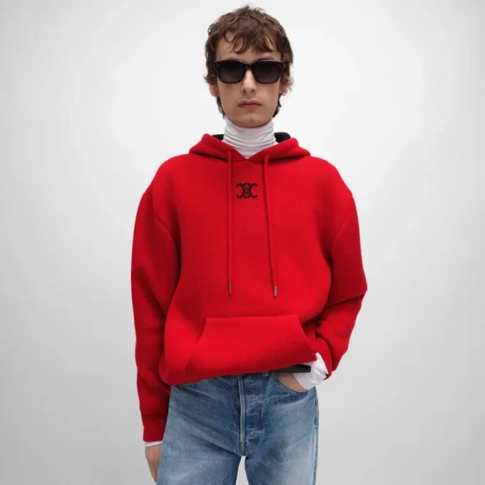 Sweater met capuchon van kasjmier Sweater met capuchon van kasjmier