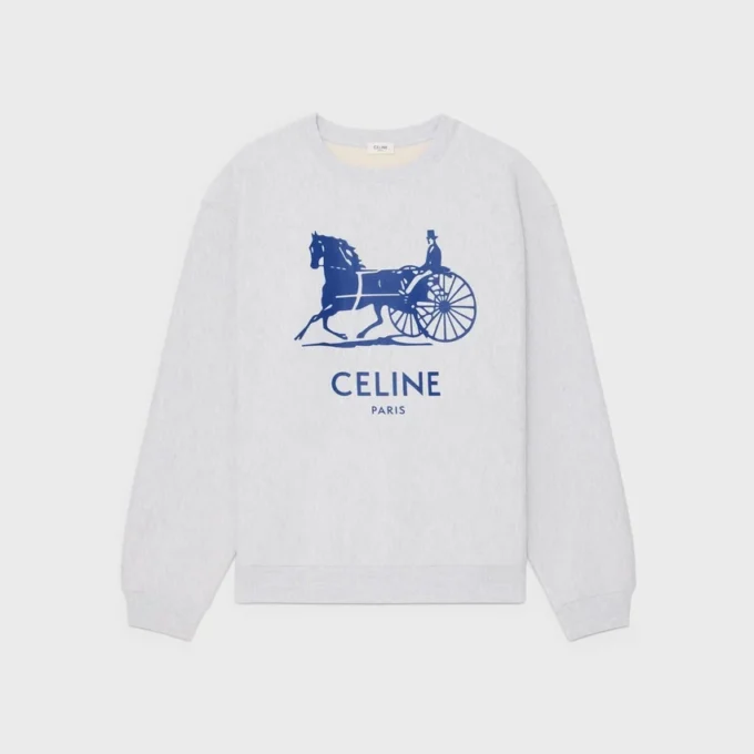 Sweatshirt van katoenfleece