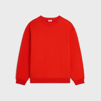 Sweatshirt van katoenfleece